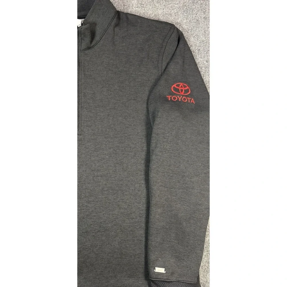 Nike Dri Fit Toyota 1/4 Zip Pullover Mens Medium Gray Quarter Zip Sweatshirt